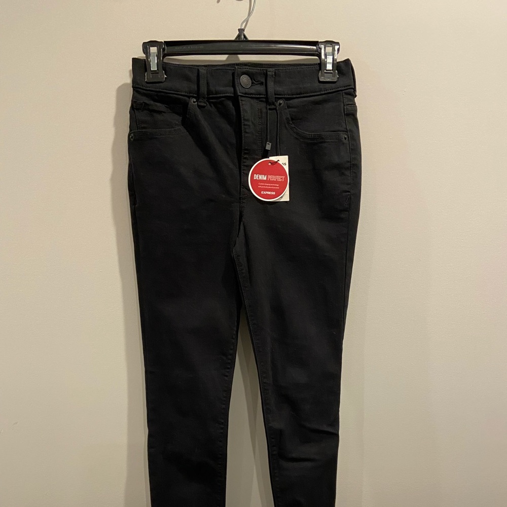 Express Black Skinny Jeans